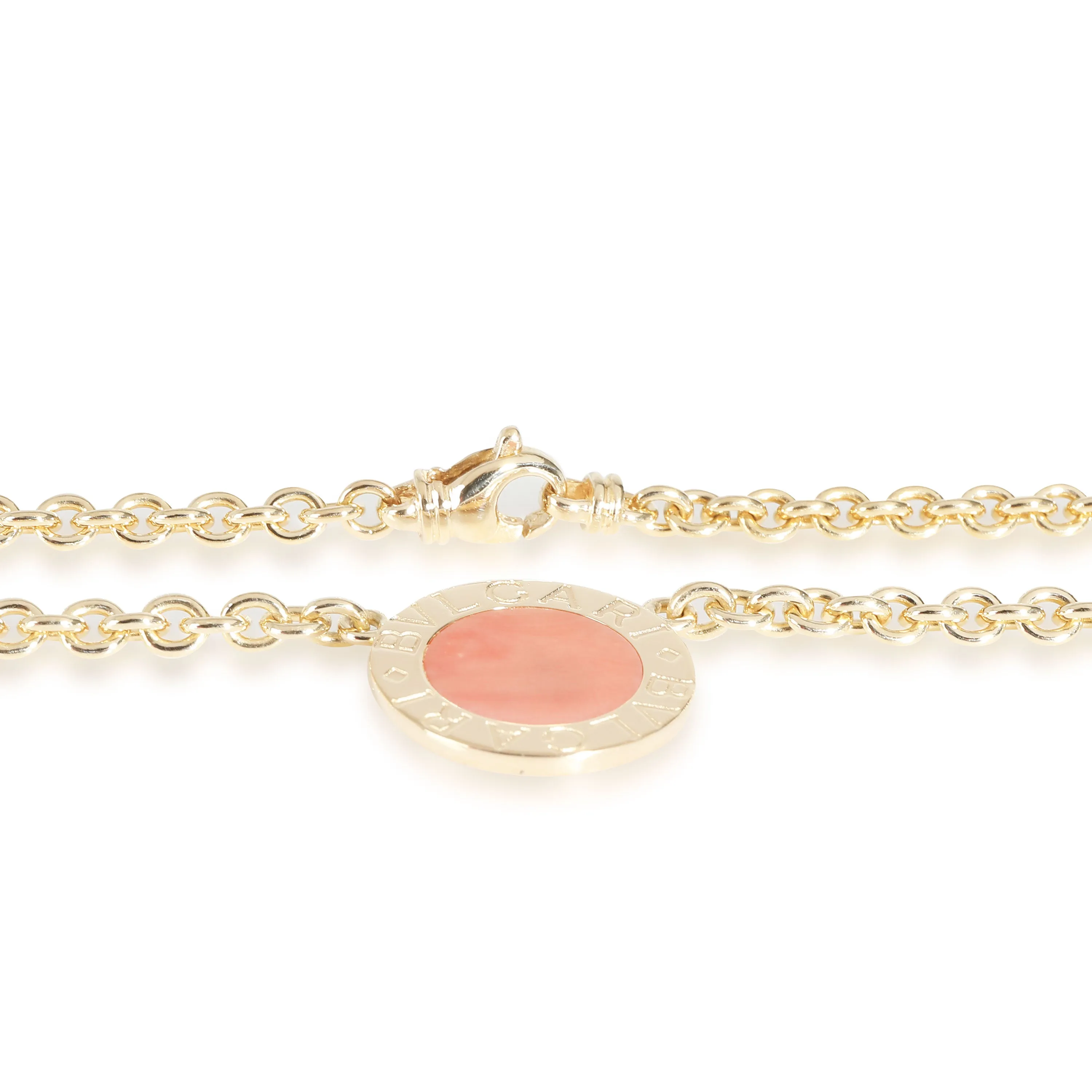 Bvlgari Bvlgari Coral Necklace in 18k Yellow Gold