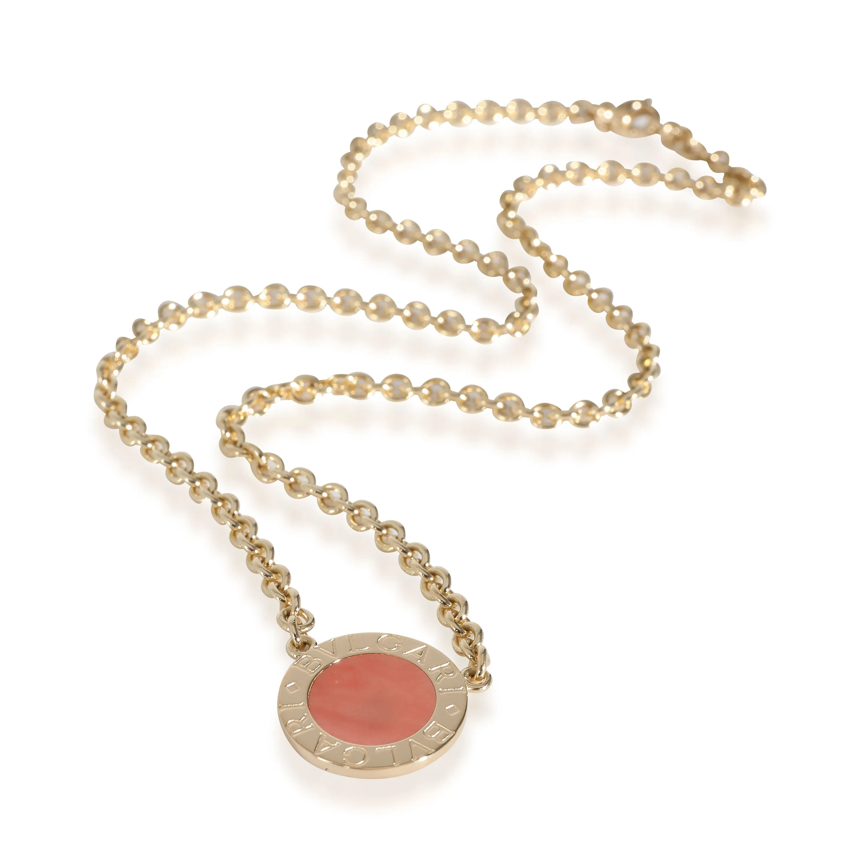 Bvlgari Bvlgari Coral Necklace in 18k Yellow Gold