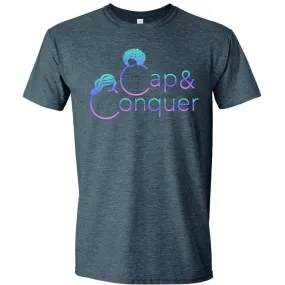 Cap & Conquer Dark Gray Tee