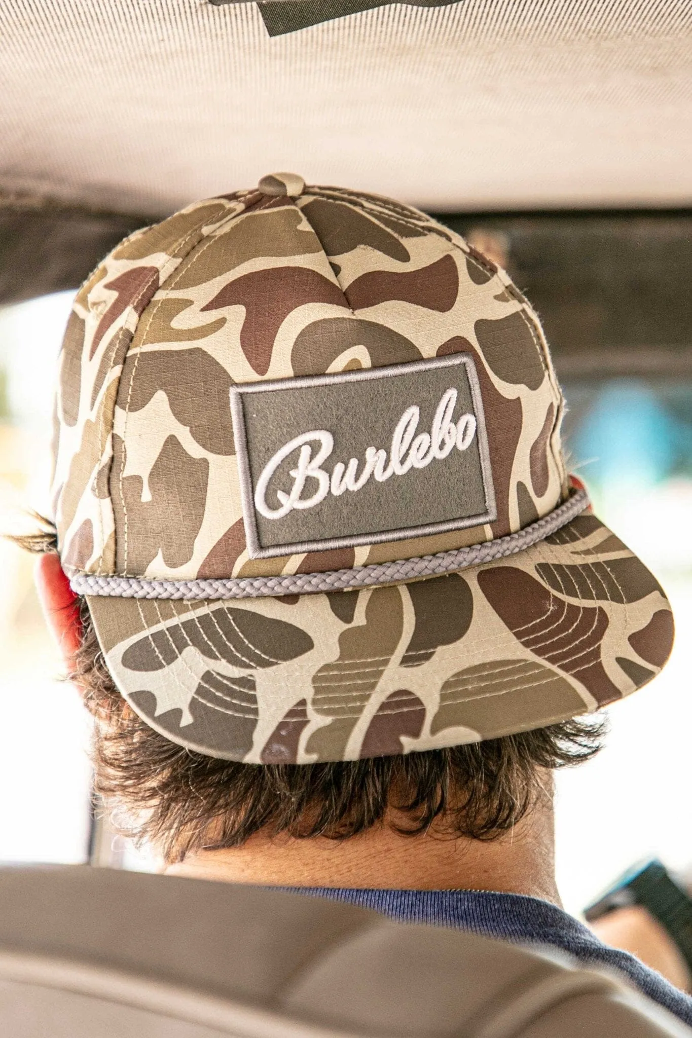 Cap - BURLEBO Grey Patch - Camo