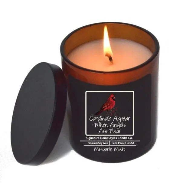 Cardinals Appear Mandarin Musk Soy Candle