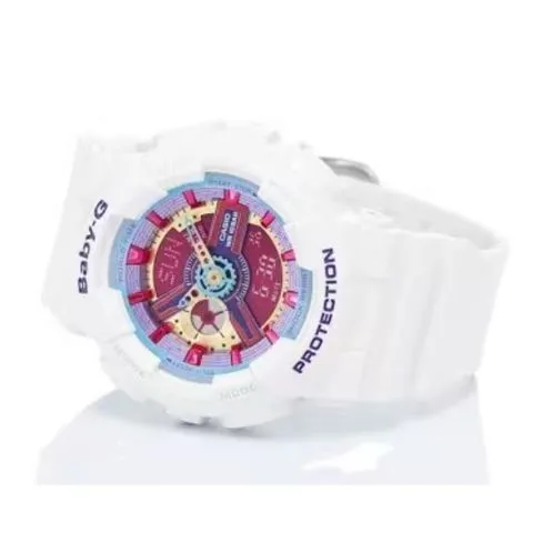 CASIO BA-112 Series White Watch #BA-112-7ADR