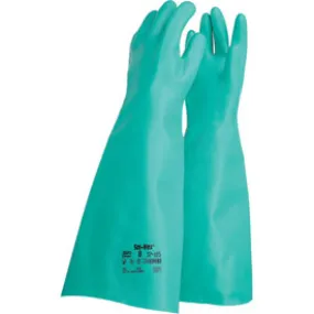 Chemical Gloves, Nitrile, 18" Length