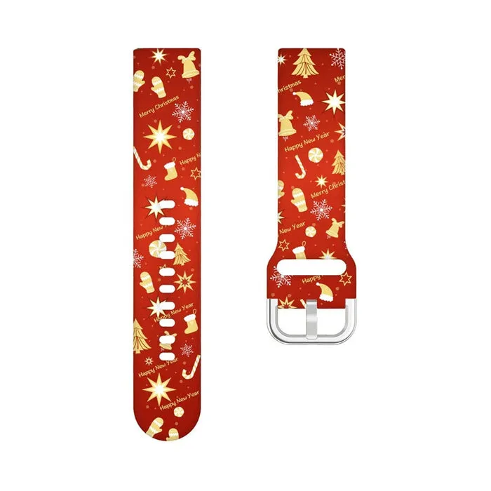 Christmas Watch Straps compatible with the Huawei Watch Fit 2