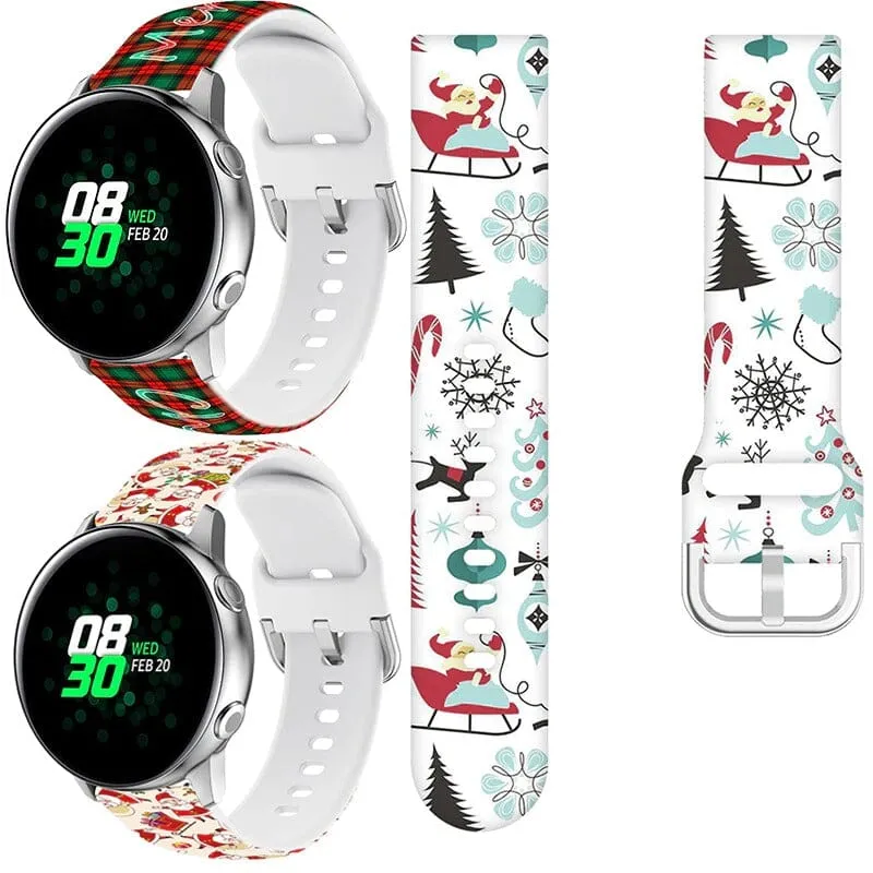 Christmas Watch Straps compatible with the Huawei Watch Fit 2