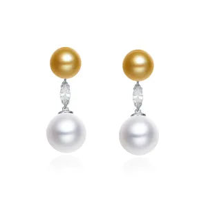 Clarisse Double Pearl Drop Last Pair Earrings