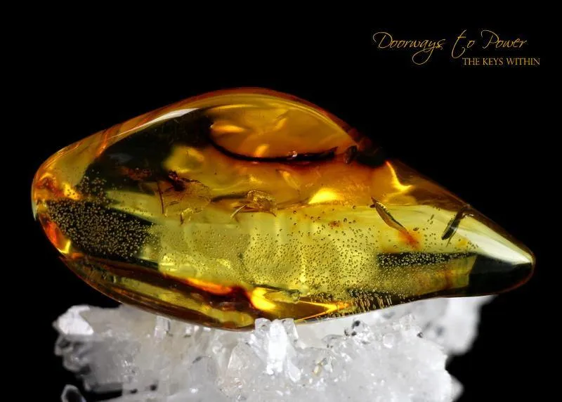 Colombian Amber Crystal 'Stone of Universal Manifestation'