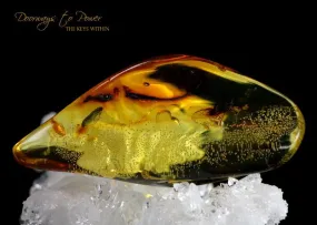 Colombian Amber Crystal 'Stone of Universal Manifestation'