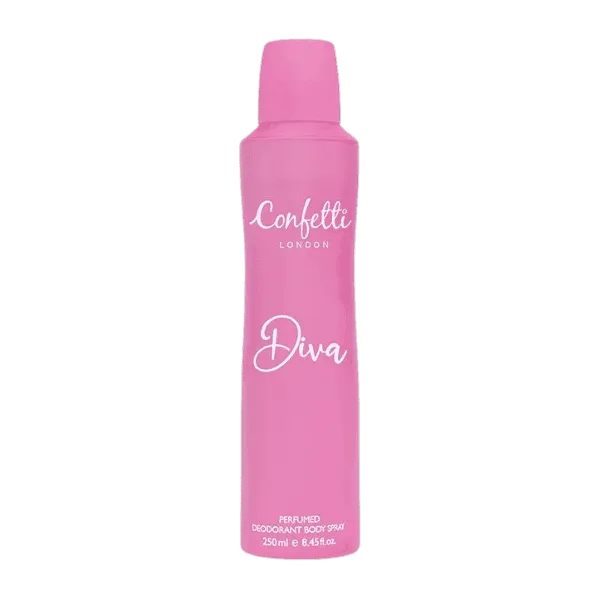 CONFETTI LONDON DIVA BODY SPRAY 250ML