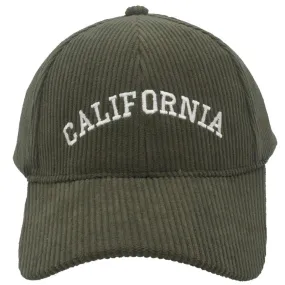 Corduroy California Cap