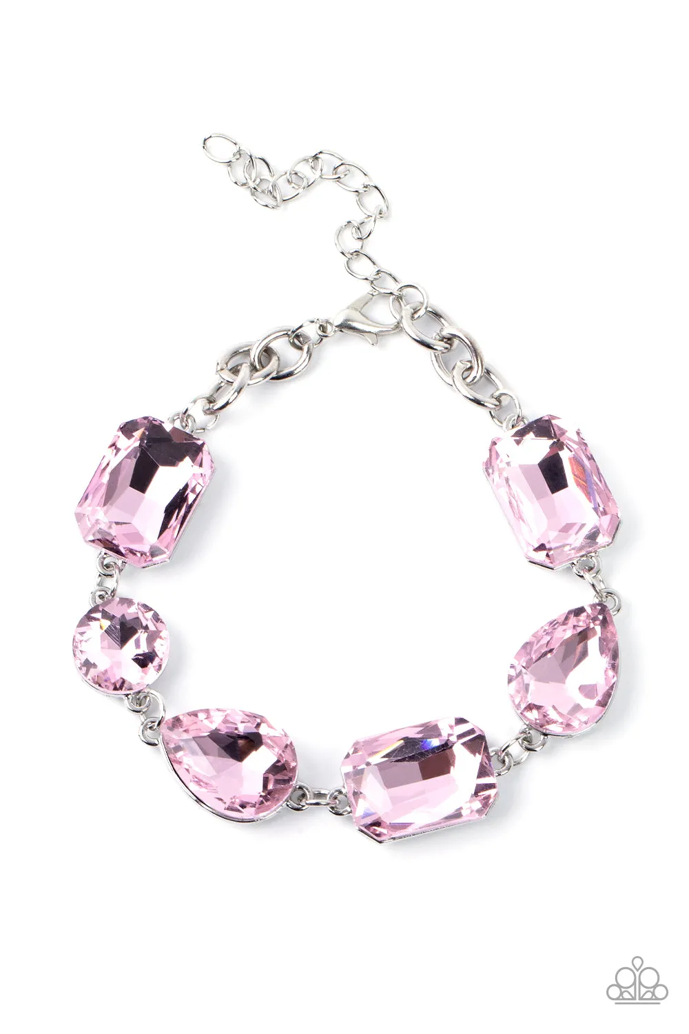 Cosmic Treasure Chest - Pink Bling bracelet - Paparazzi Accessories