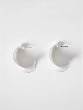 Curved Hoop Earrings