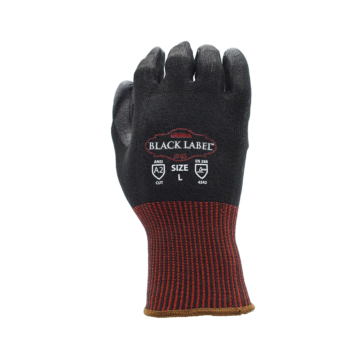 Cut-Resistant Gloves, ANSI Cut Level A2, PU Palm