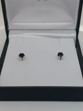 Dark Sapphire Studs