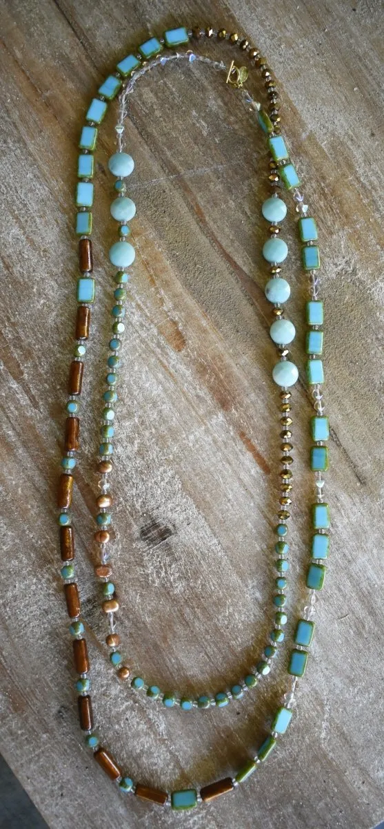 Desert Sky Medley Necklace, 60"