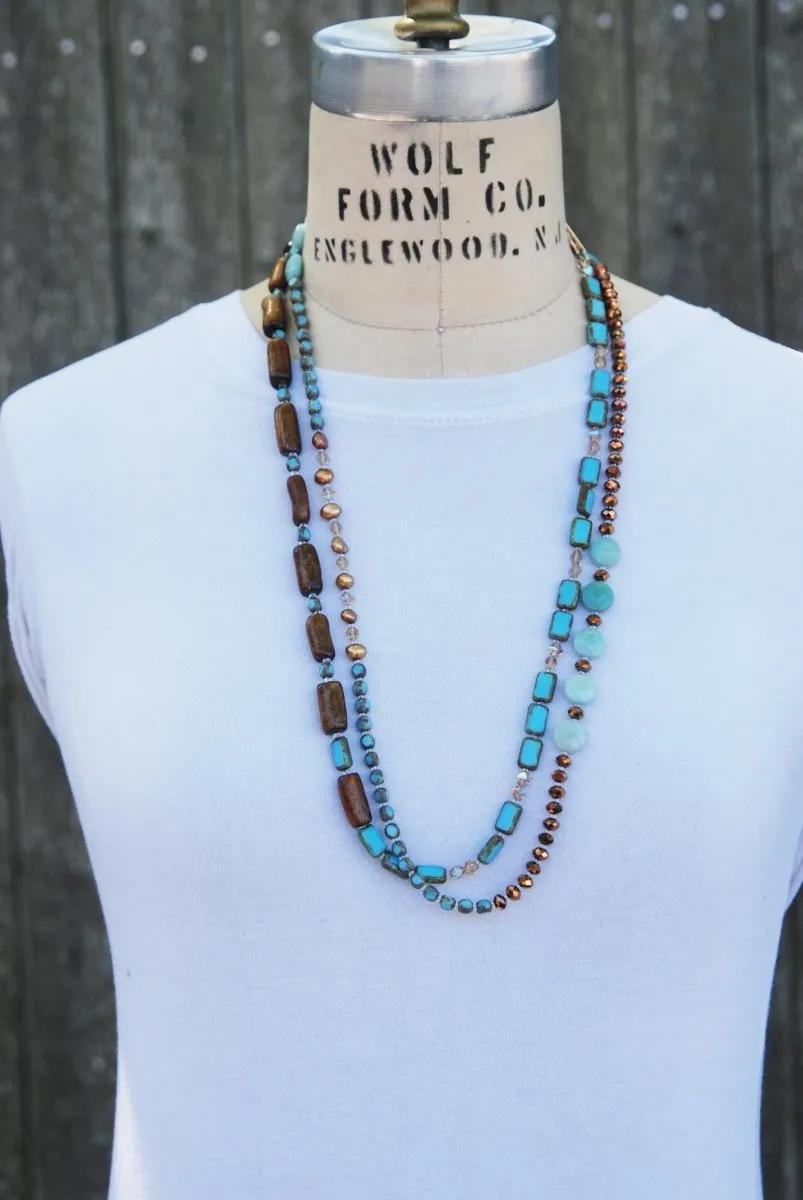 Desert Sky Medley Necklace, 60"