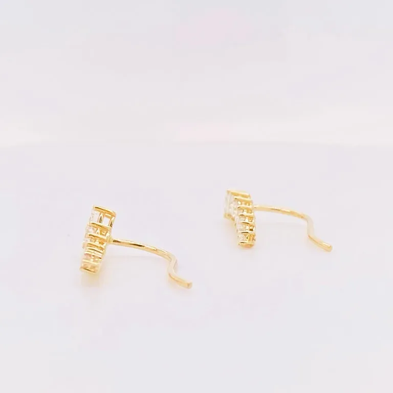 Diamond Ear Climbers