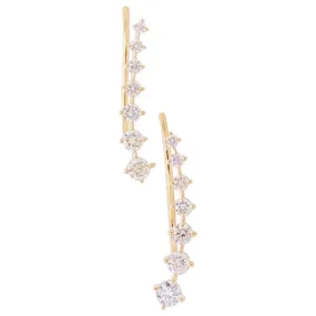 Diamond Ear Climbers