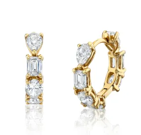 Diana Diamond Hoops | Ready to Ship