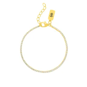 DIANA TENNIS BRACELET GOLD