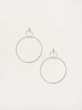 Double Drop Hoop Earrings