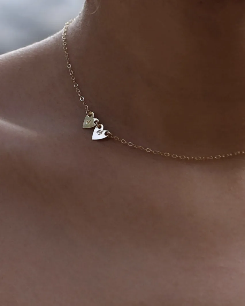 Double Heart Necklace