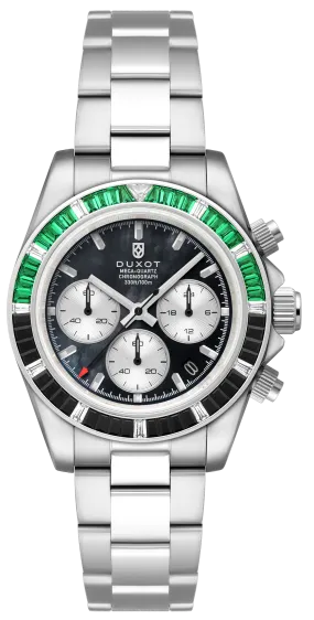 Duxot Accelero Rainbow Chronograph Pearl Emerald Green DX-2064-99