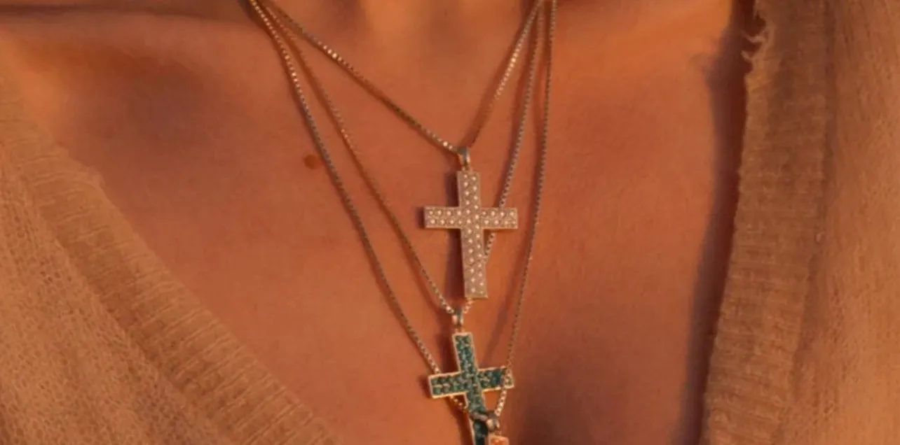 Elpis Cross Necklace