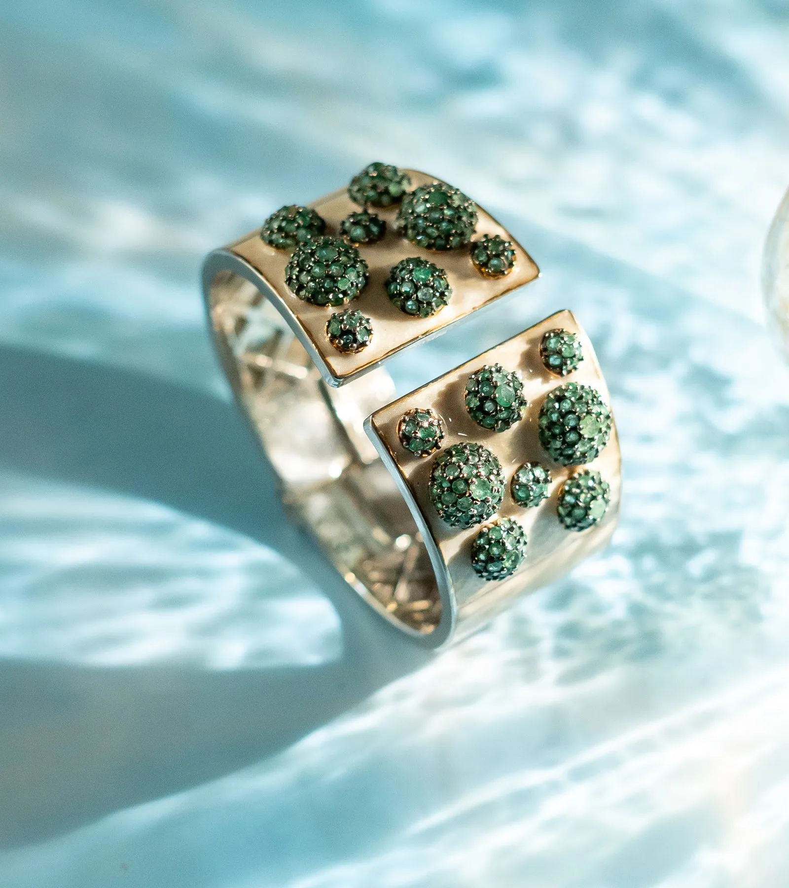 Emerald Bubble | Cuff