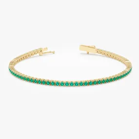 Emerald Tennis Bracelet, Deborah