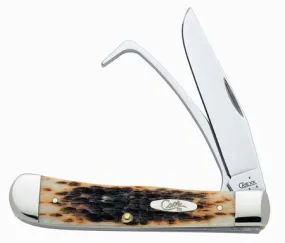 Equestrian's Knife Amber Bone