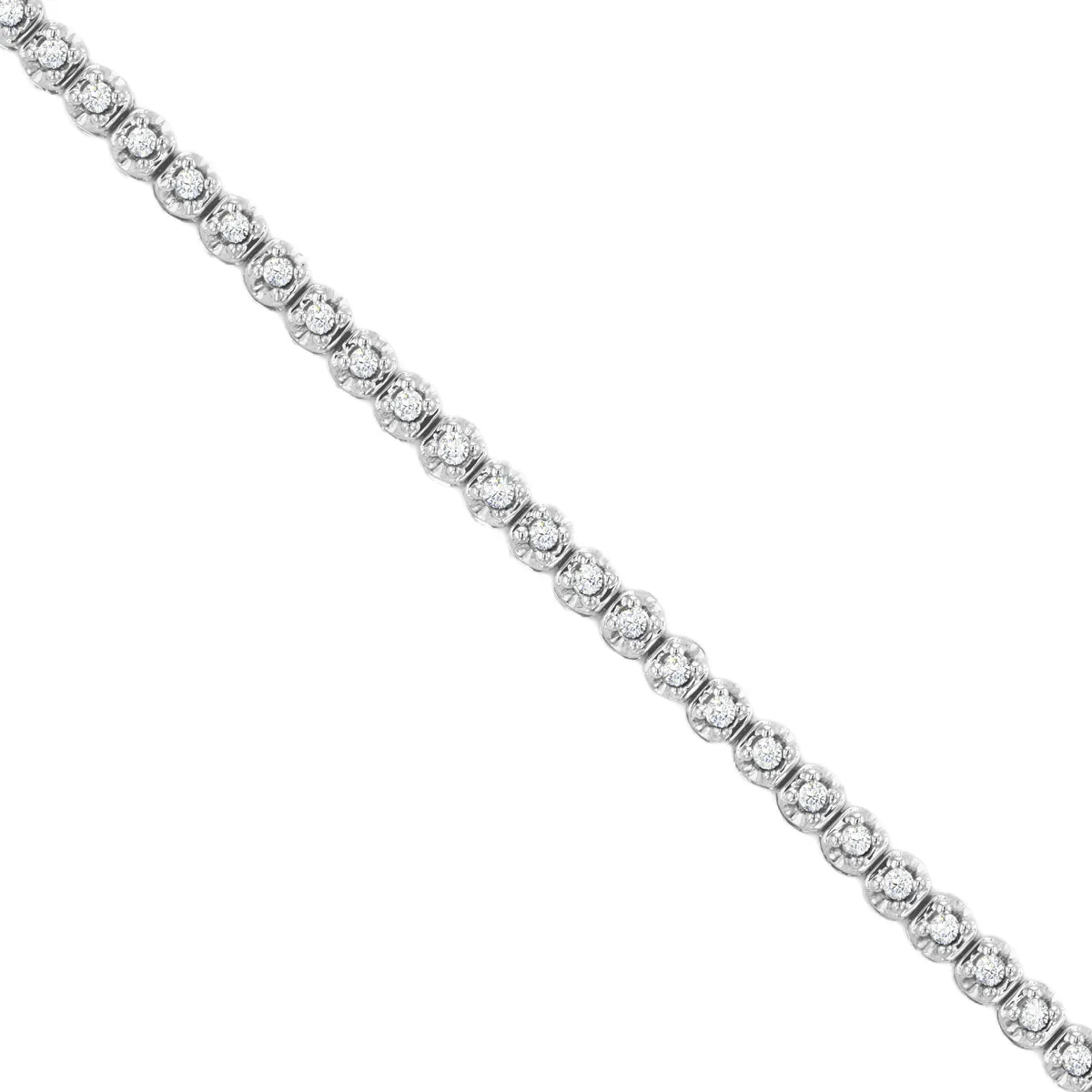 Everyday Diamonds Collection 0.50ct Diamond Tennis Bracelet | 9K White Gold