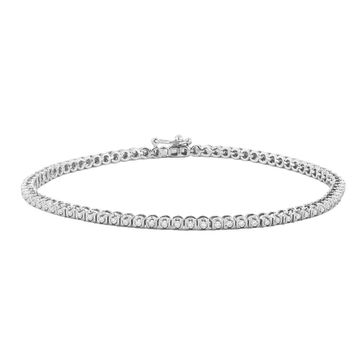 Everyday Diamonds Collection 0.50ct Diamond Tennis Bracelet | 9K White Gold