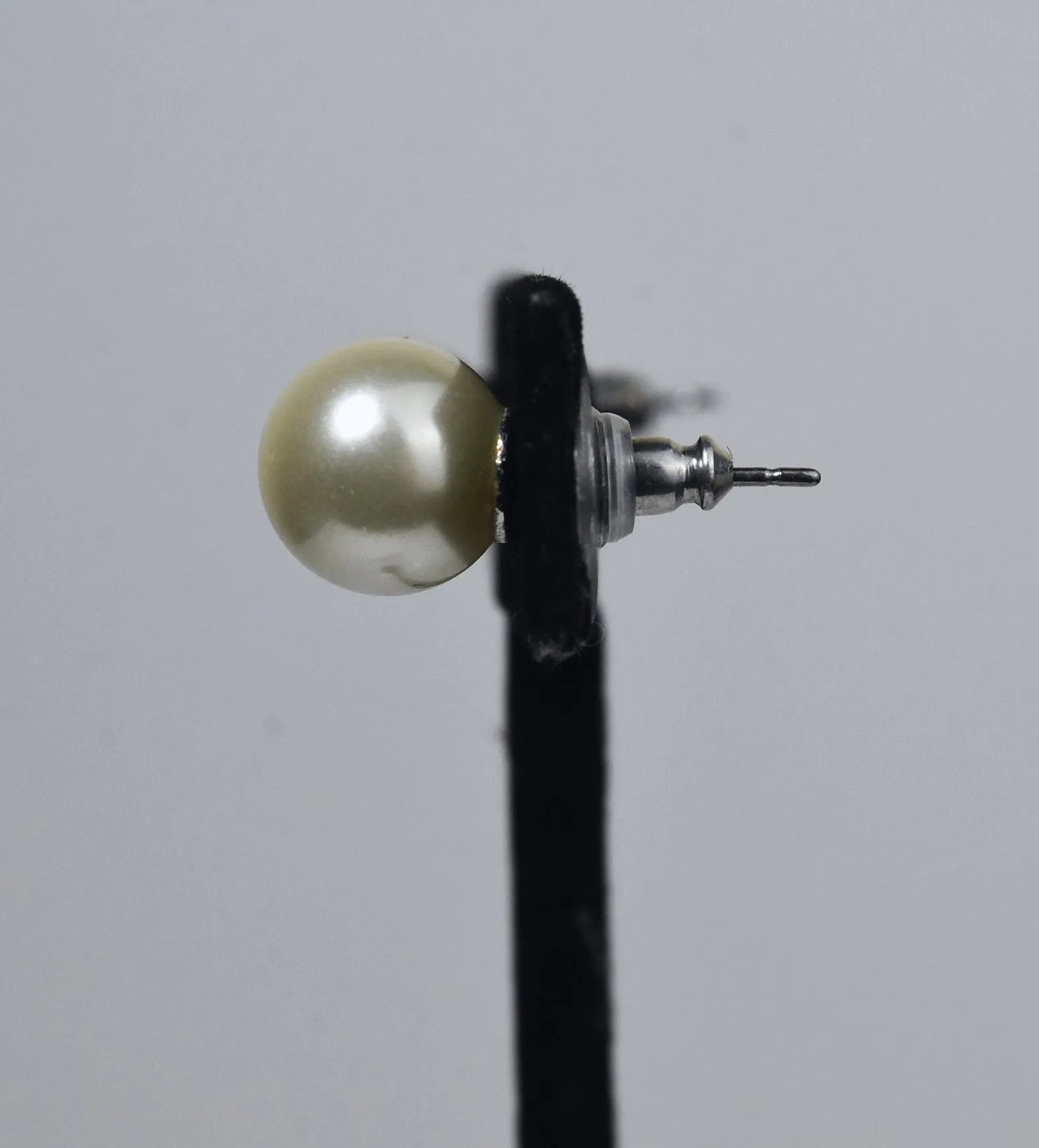 Faux Pearl Stud Earrings