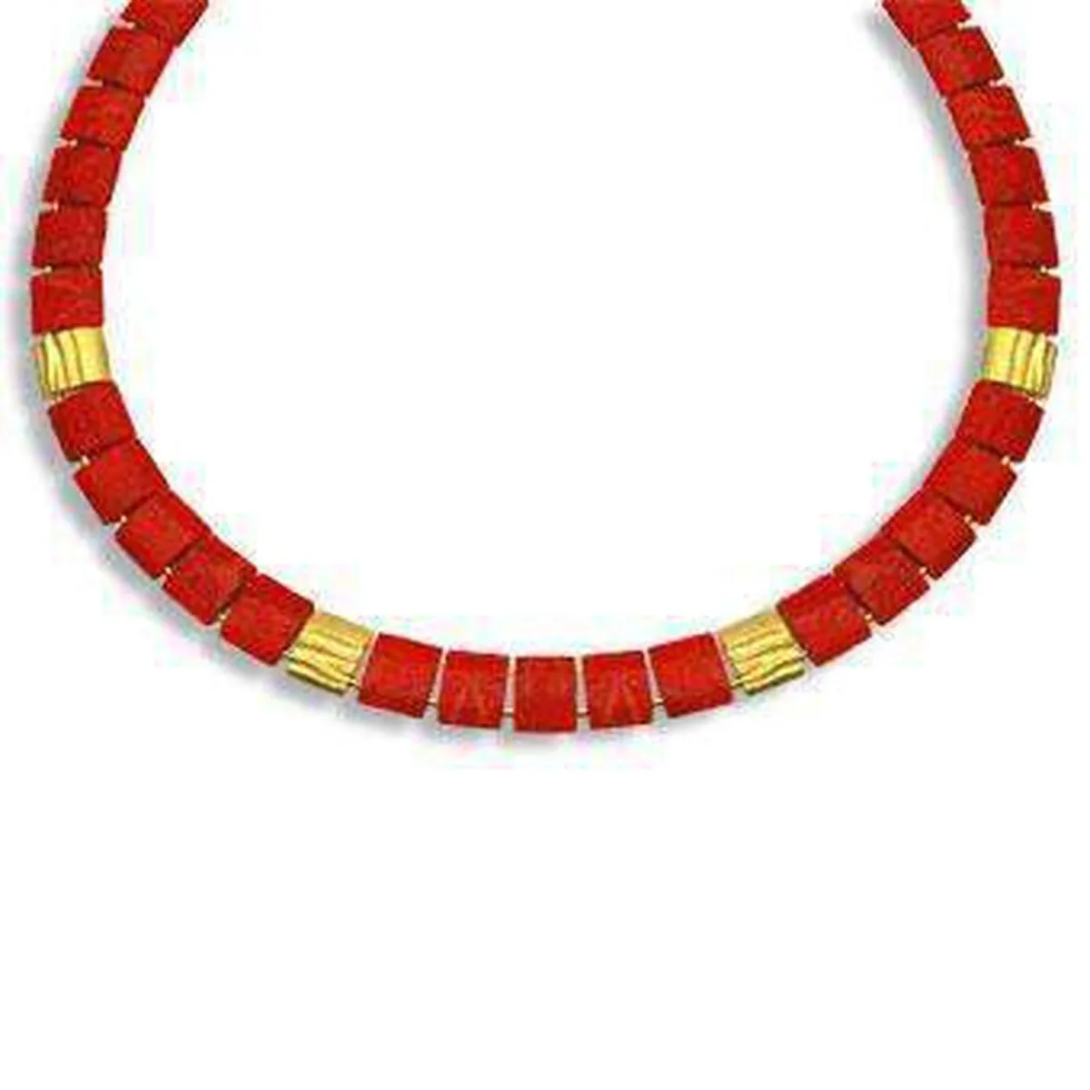 Festival Red Stone Necklace - 84862296