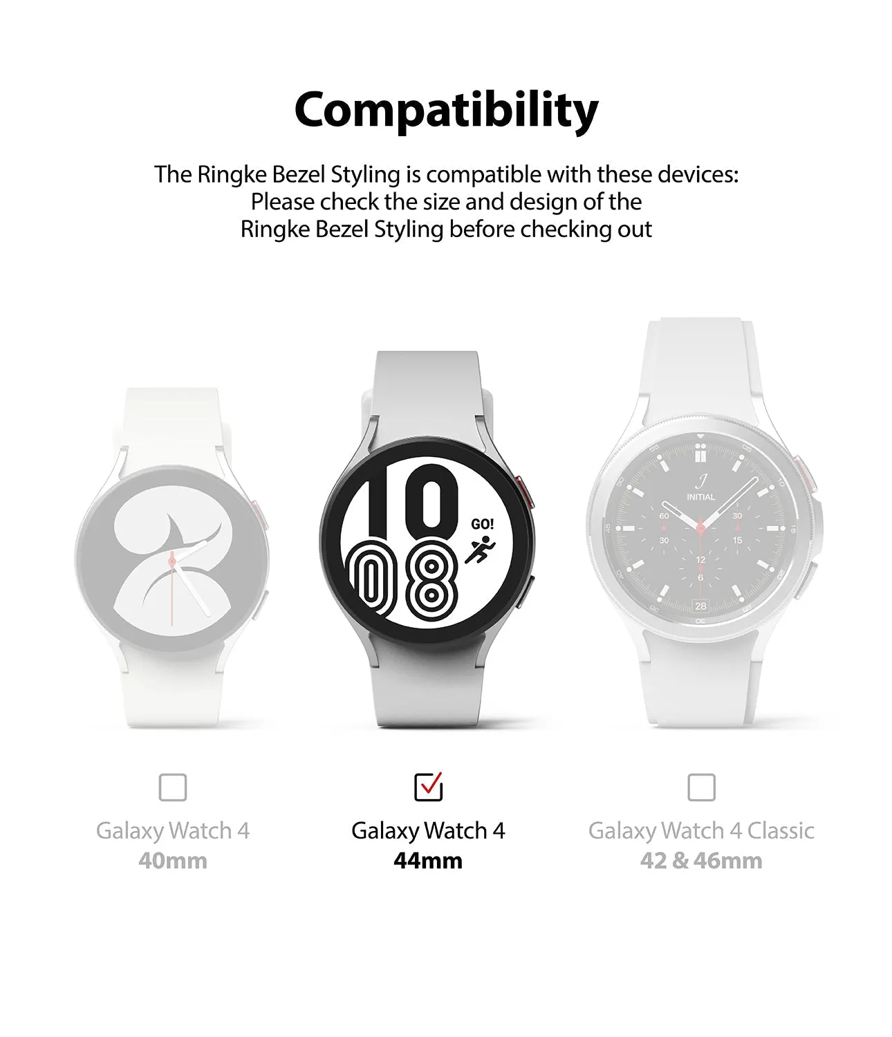 Galaxy Watch 5/4 44mm | Premium Bezel Styling