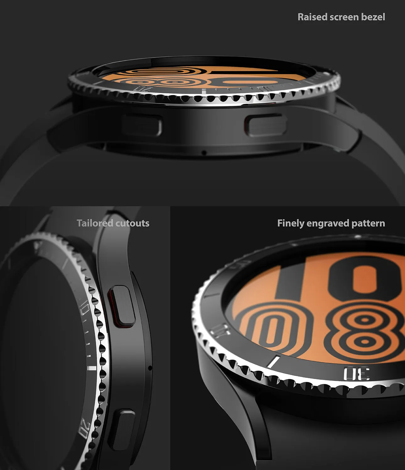 Galaxy Watch 5/4 44mm | Premium Bezel Styling