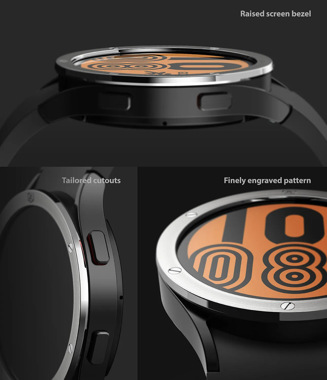 Galaxy Watch 5/4 44mm | Premium Bezel Styling