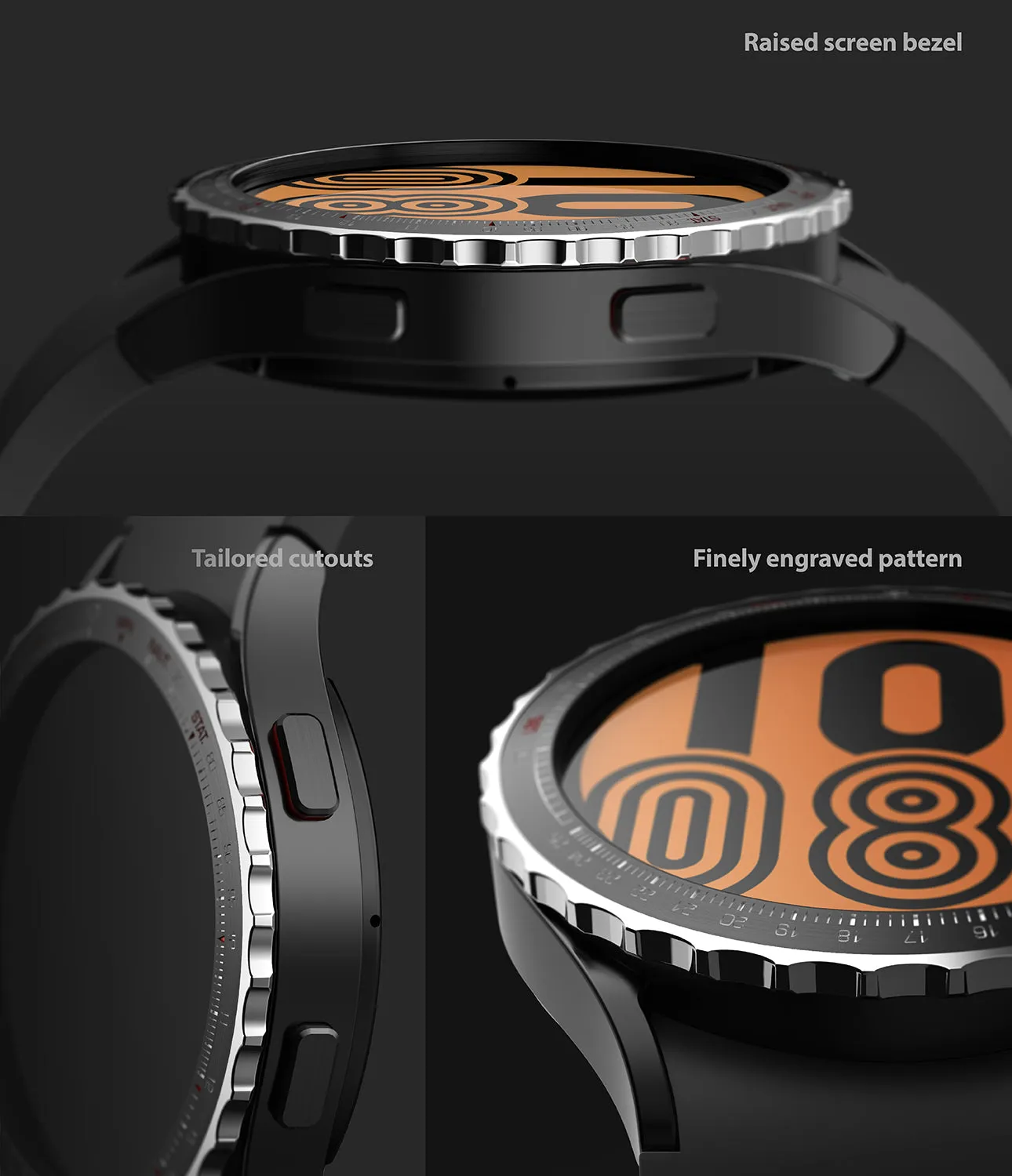 Galaxy Watch 5/4 44mm | Premium Bezel Styling