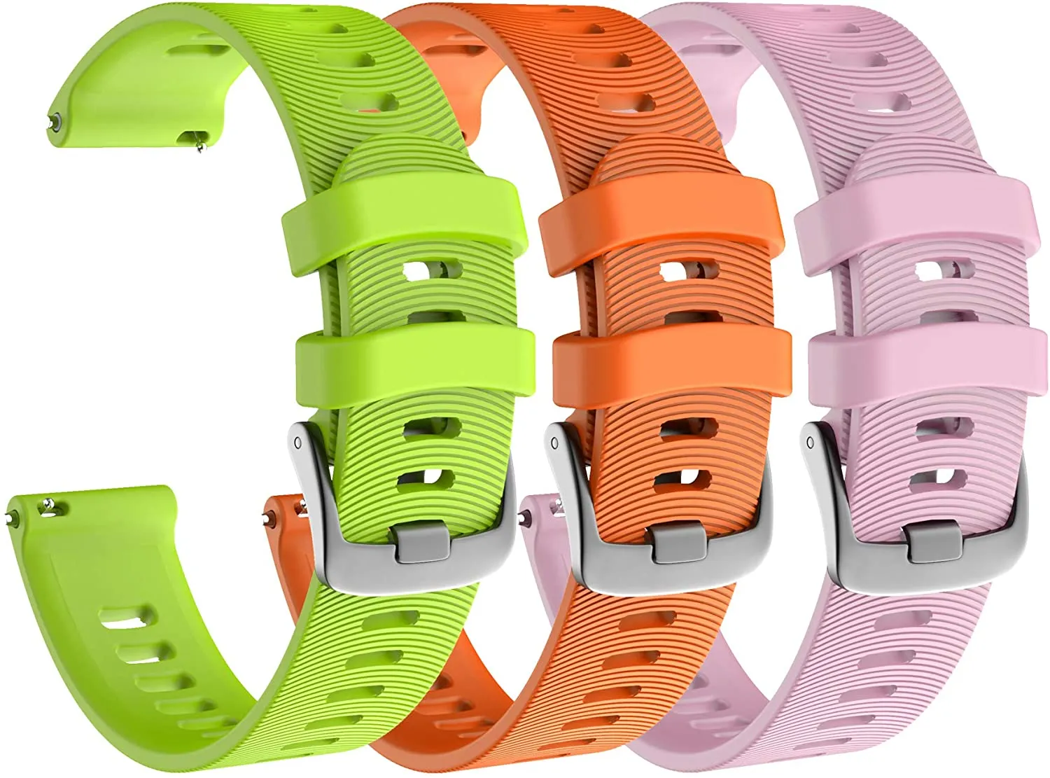 Garmin Forerunner 245 GPS Running Smartwatch (010-02120-01, Lime/Orange/Pink)