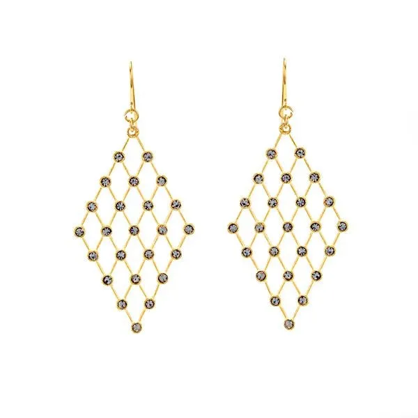 Gina Riley Diamond Lattice Earrings RR519