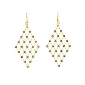 Gina Riley Diamond Lattice Earrings RR519