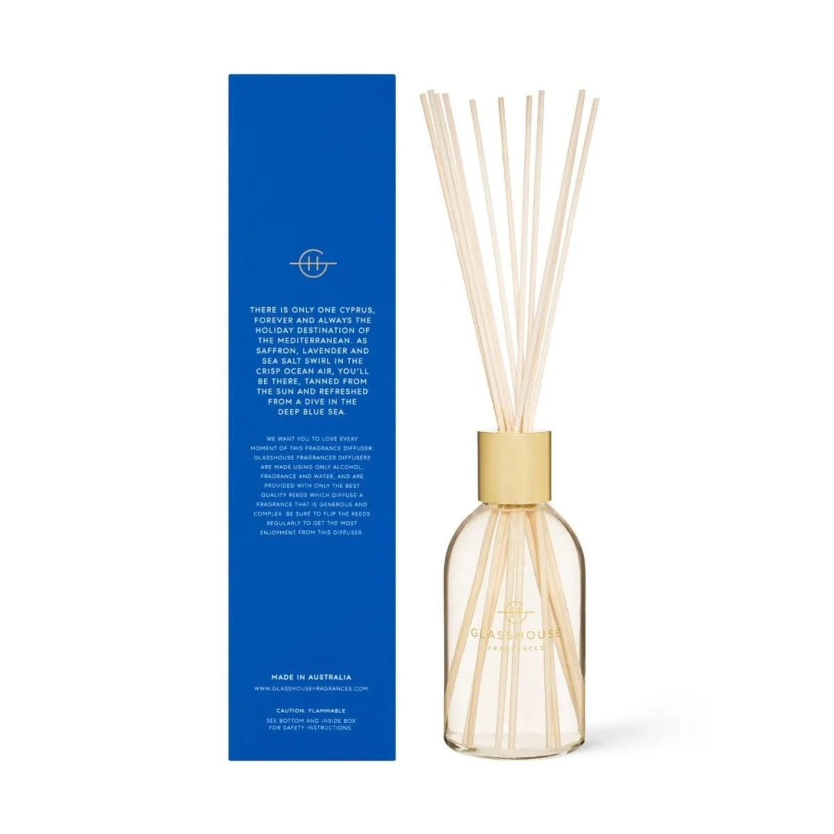 Glasshouse Fragrances Diving Into Cyprus Diffuser 250ml