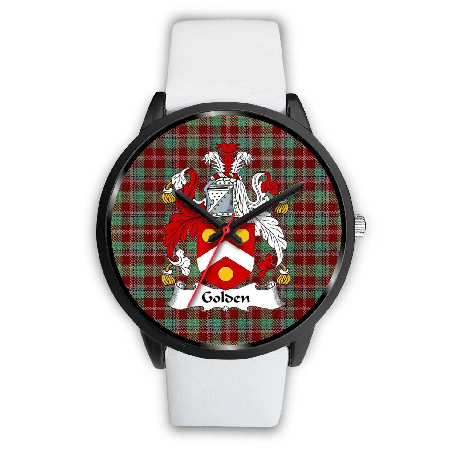 Golden Clan Badge Tartan Black Watch