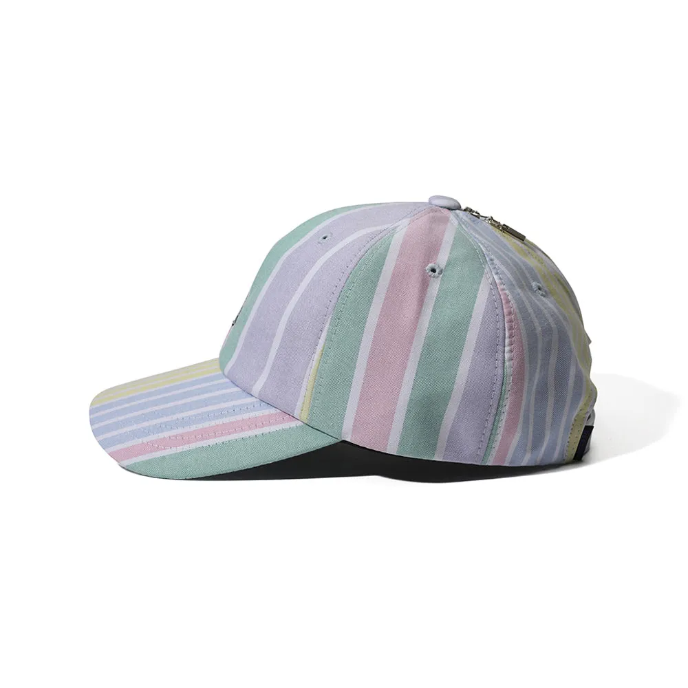 GR OPEN ZIPPER CAP STRIPE PASTEL