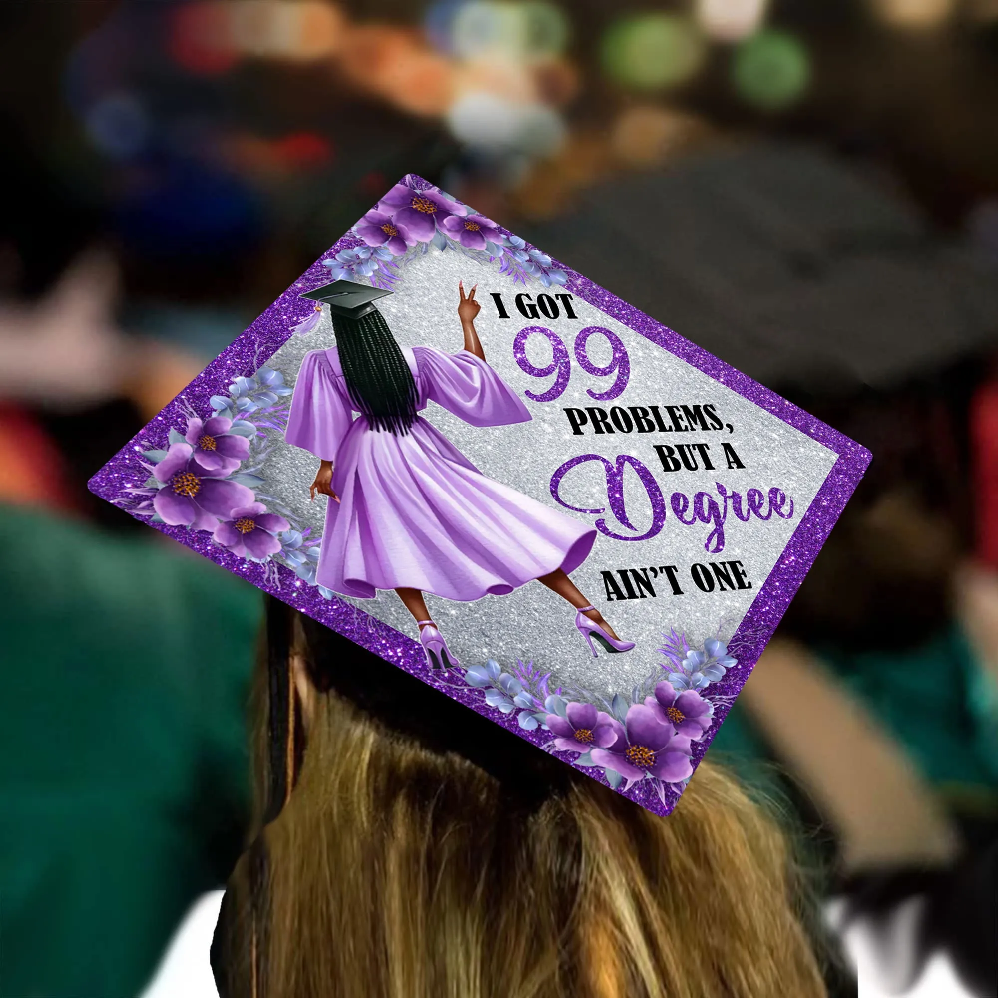 Graduation Cap Topper ™ -  99 Problems- JayZ - Tassel Topper