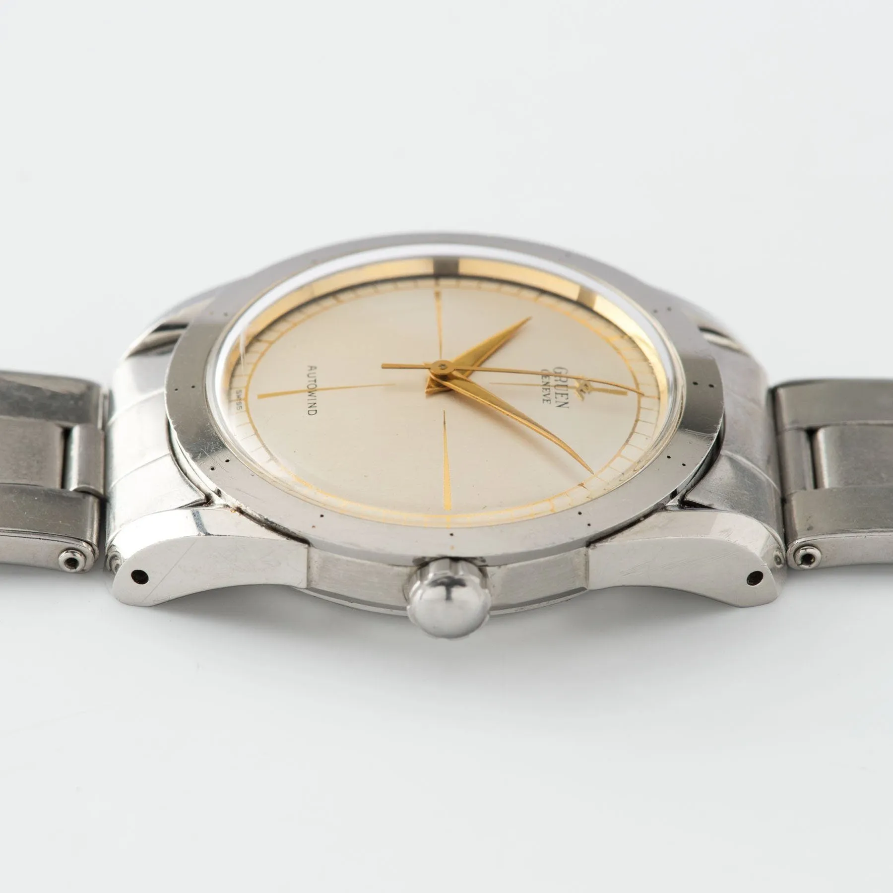 Gruen Dress Watch with Crosshair Dial