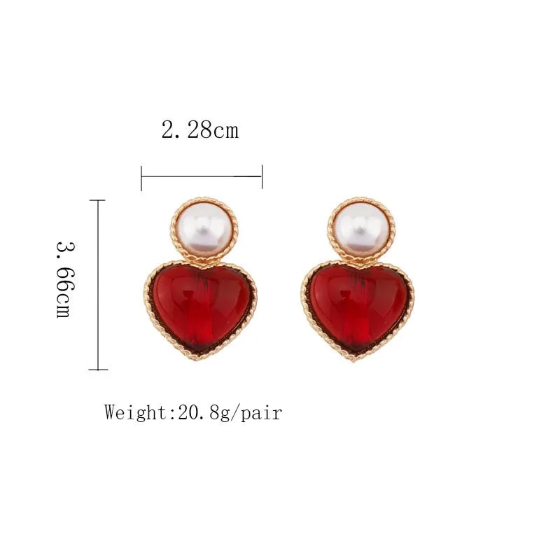 Heart  925 Sterling Silver Earrings