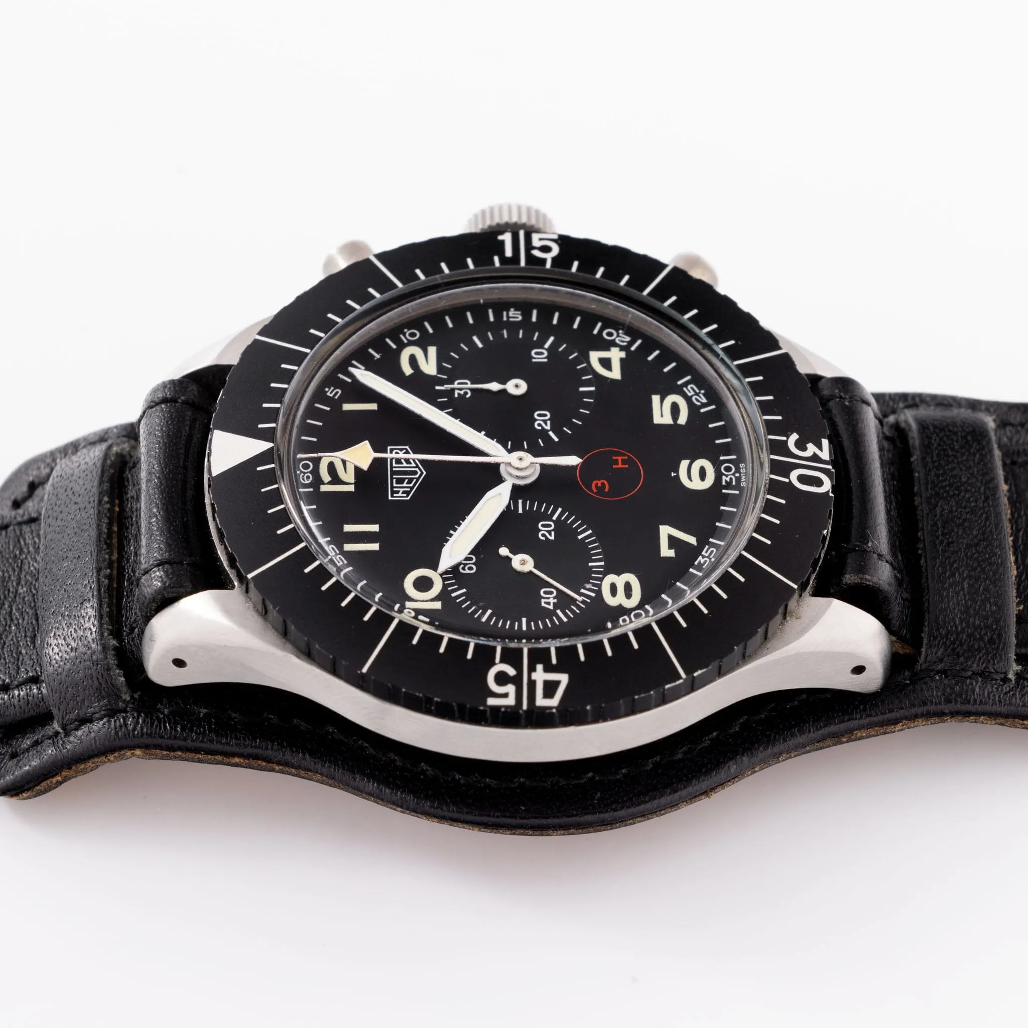 Heuer Chronograph Bundeswehr Issued Ref 1550SG