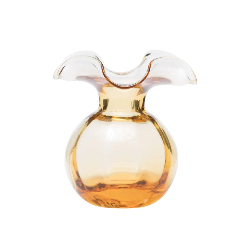 Hibiscus Amber Medium Vase